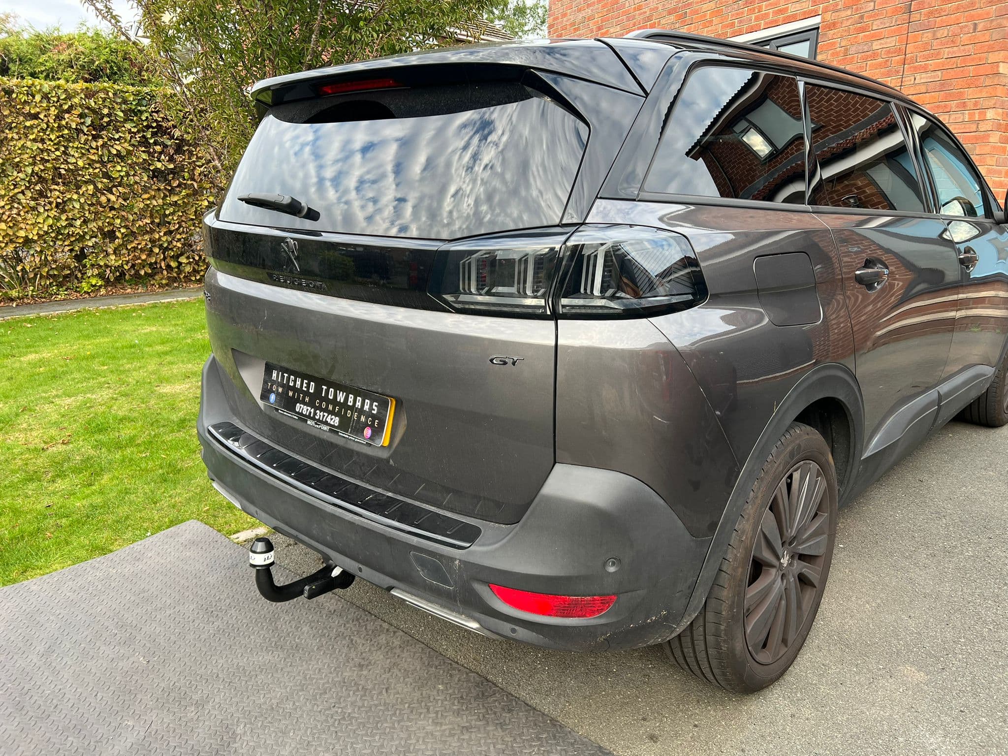 Completed towbar installation